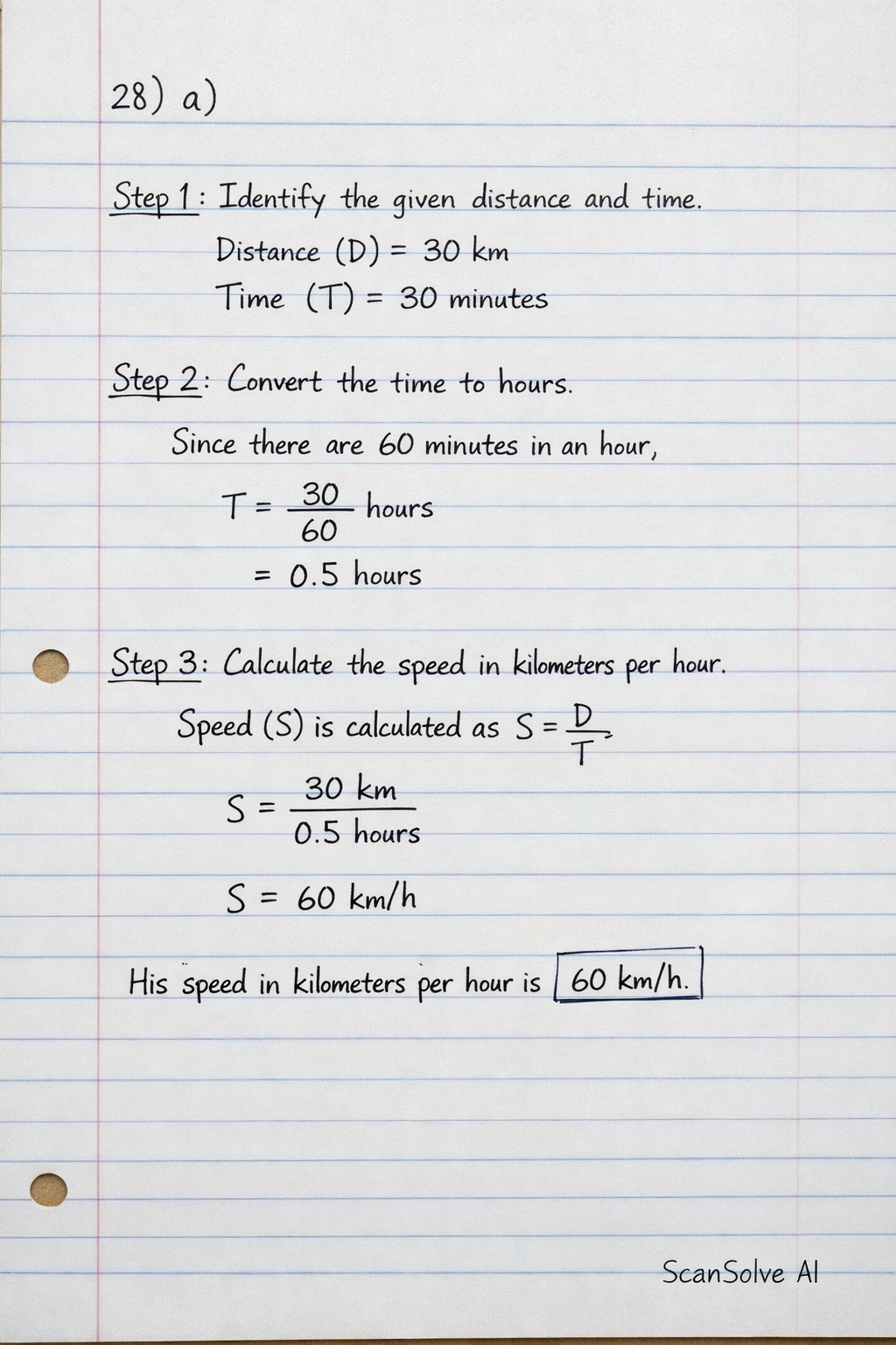 Handwritten step-by-step solution preview