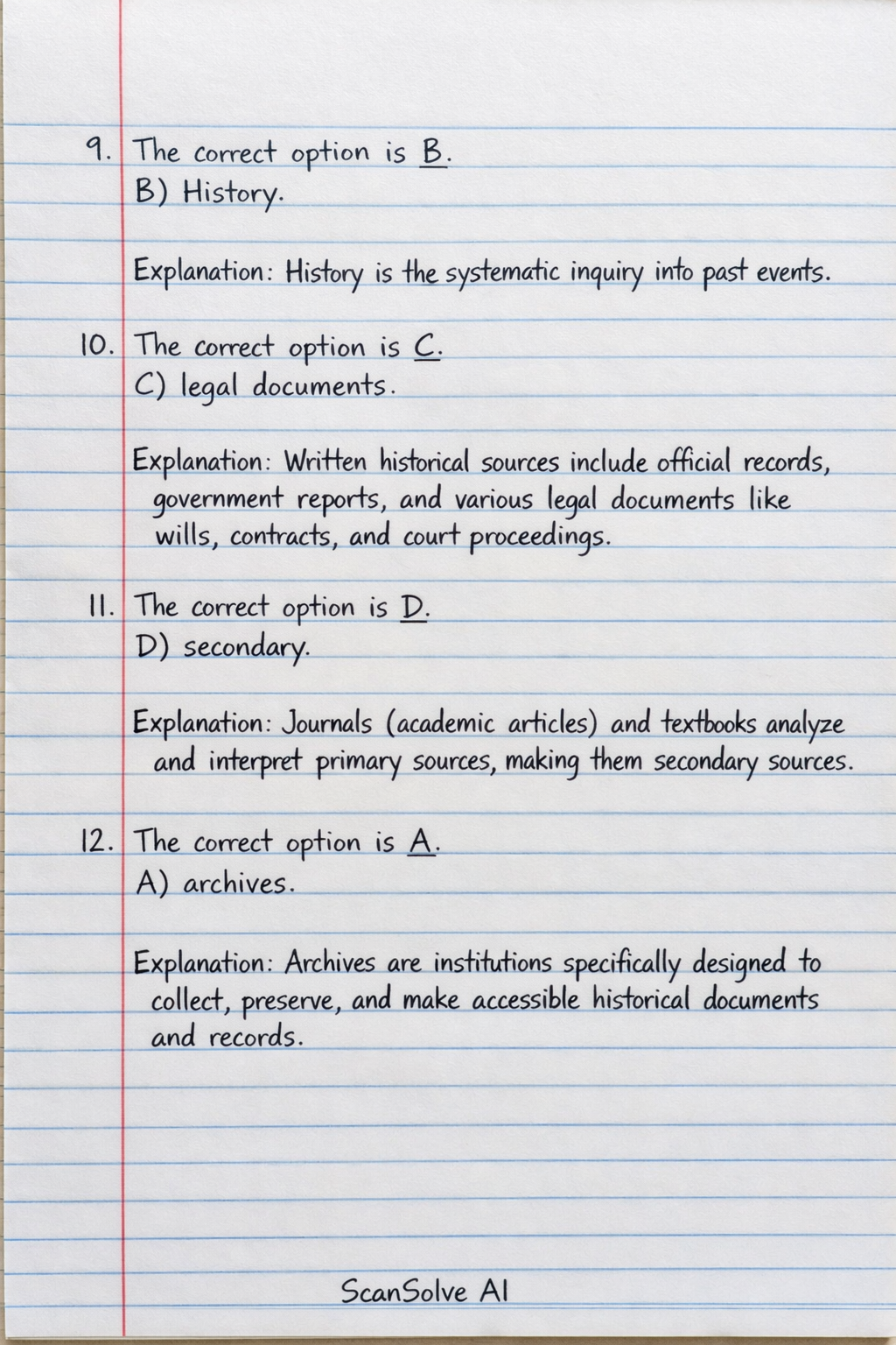 Handwritten step-by-step solution preview