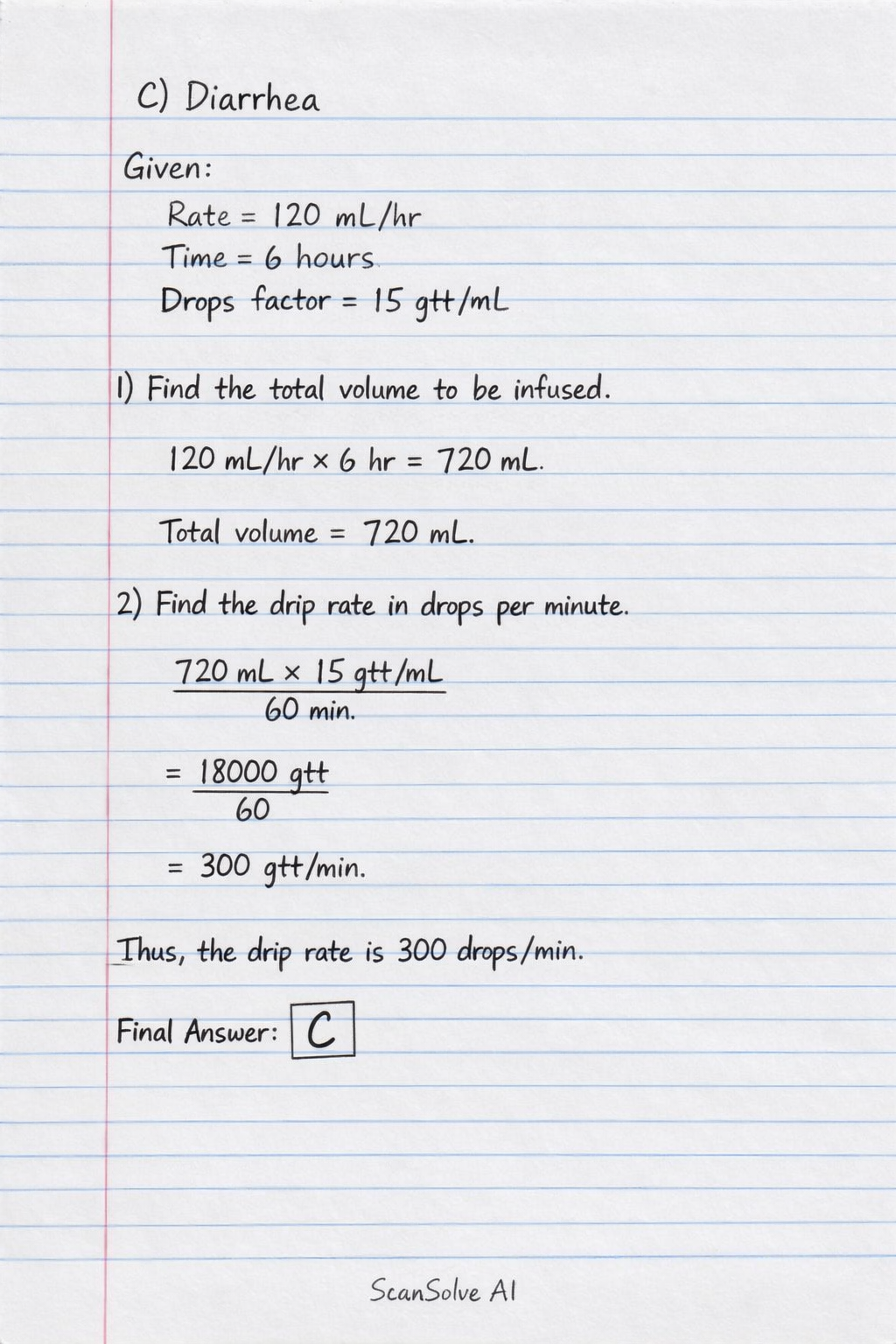 Handwritten step-by-step solution preview