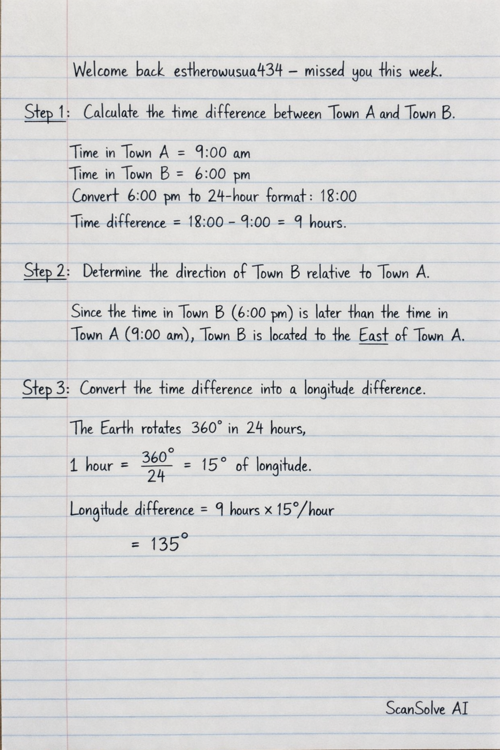 Handwritten step-by-step solution preview