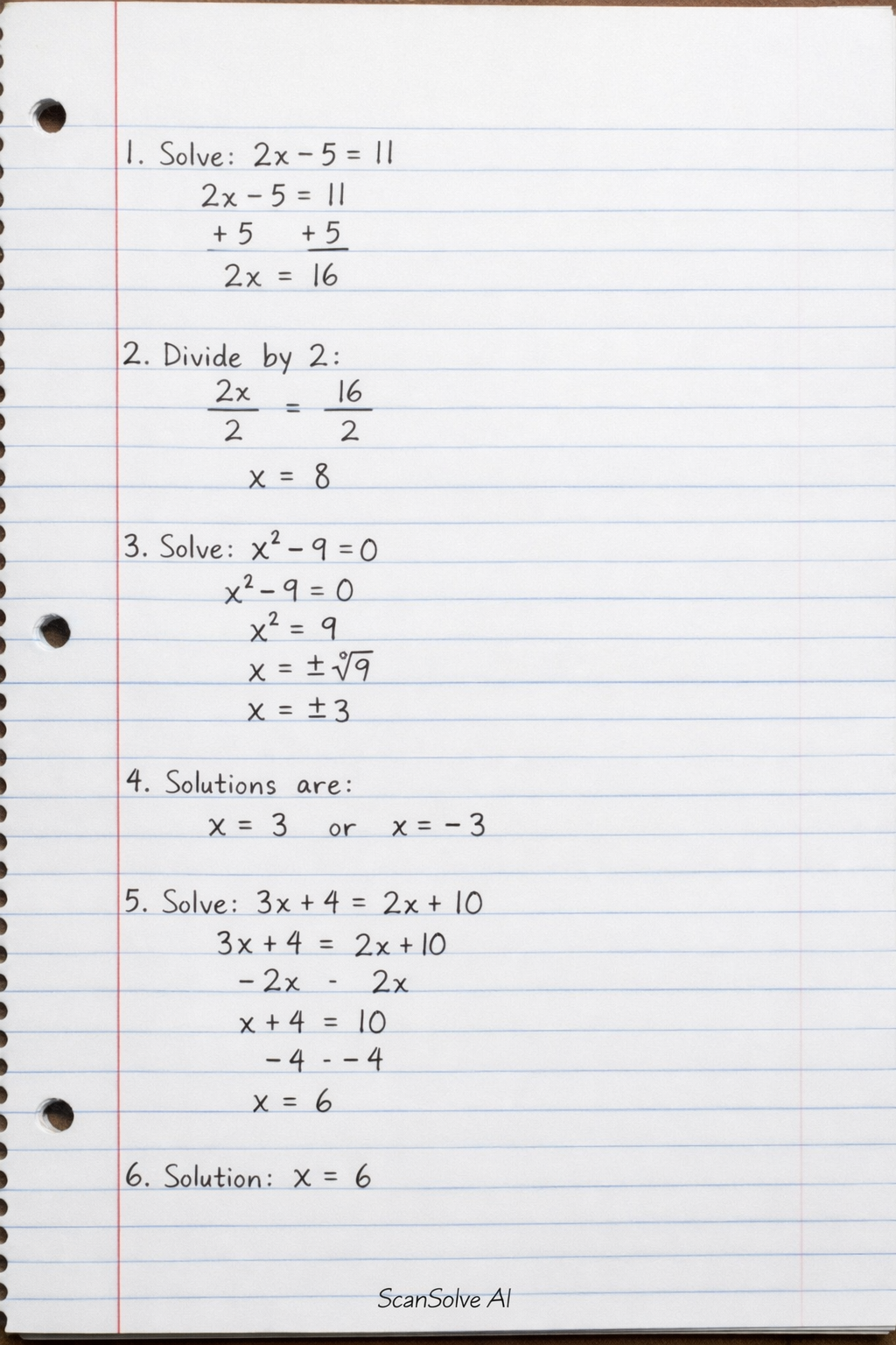 Handwritten step-by-step solution preview