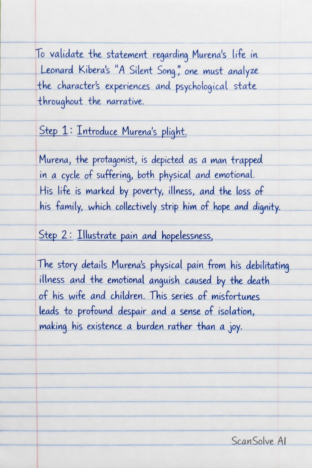 Handwritten step-by-step solution preview