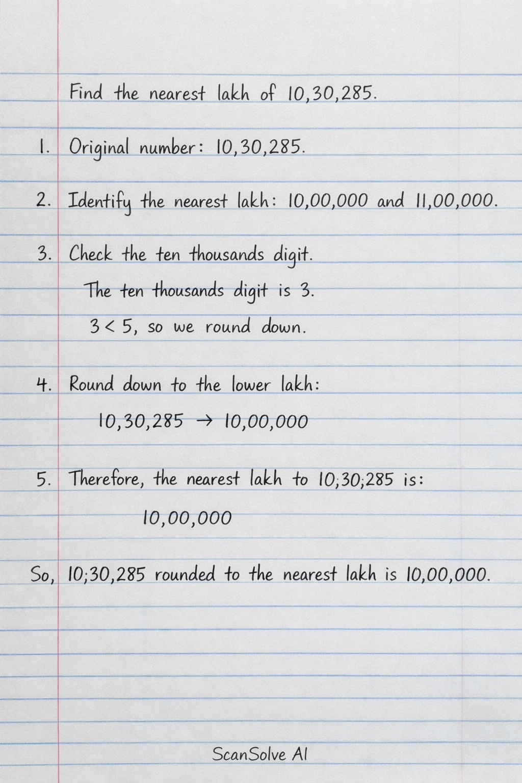 Handwritten step-by-step solution preview