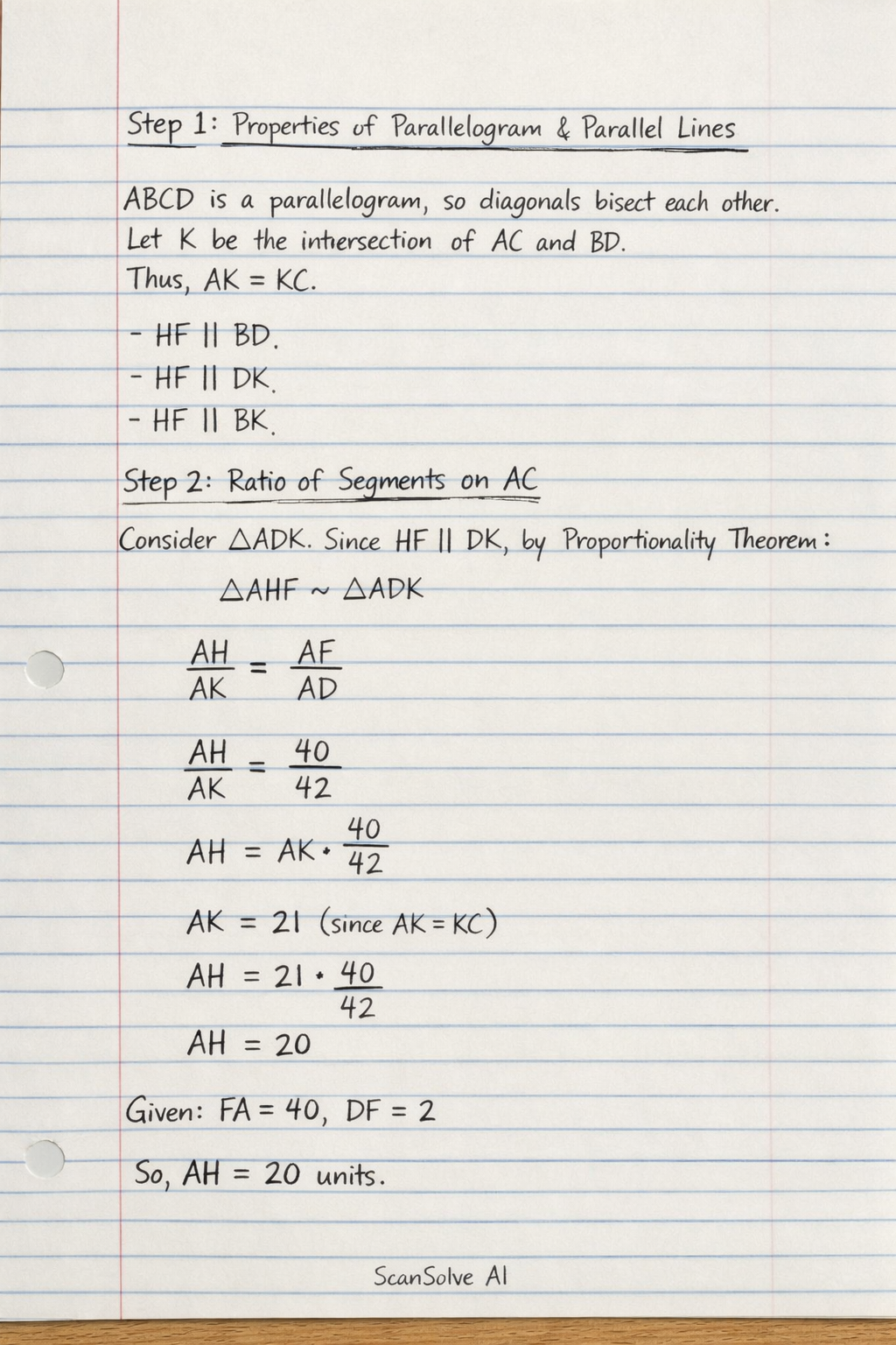 Handwritten step-by-step solution preview