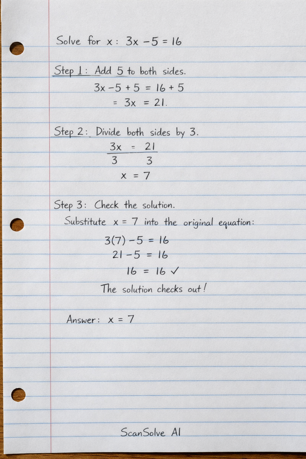 Handwritten step-by-step solution preview
