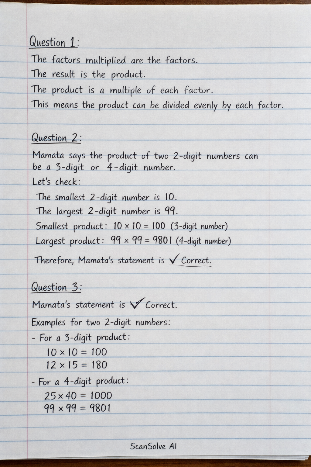 Handwritten step-by-step solution preview