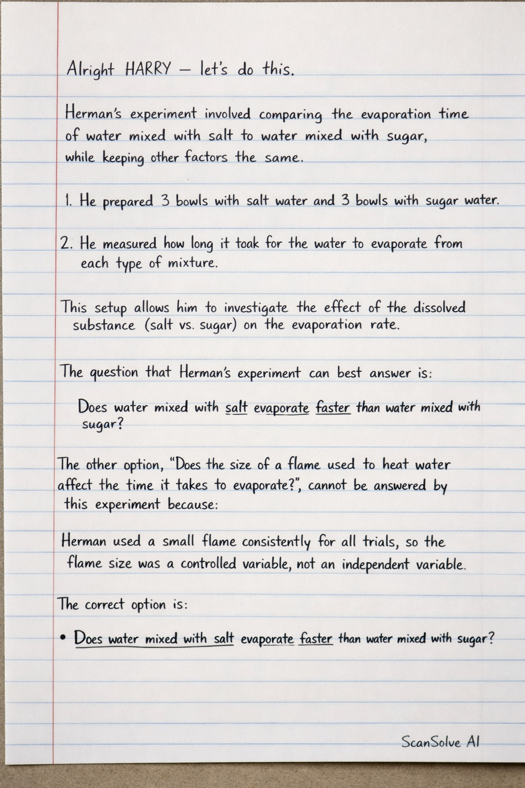 Handwritten step-by-step solution preview