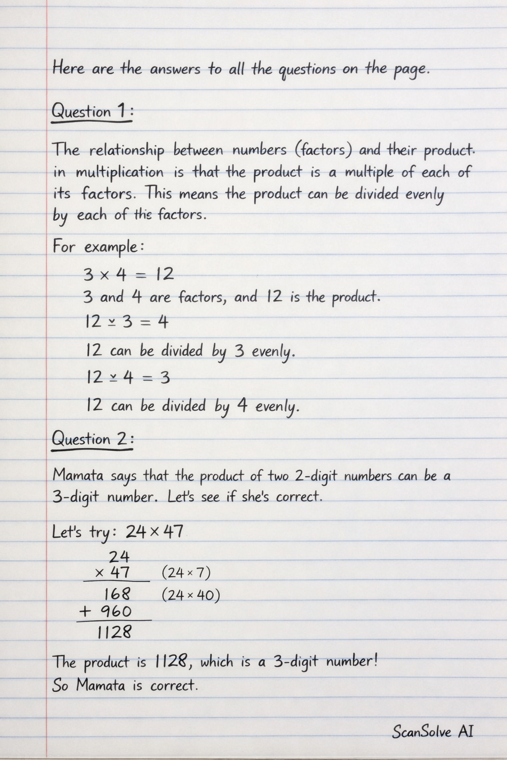 Handwritten step-by-step solution preview