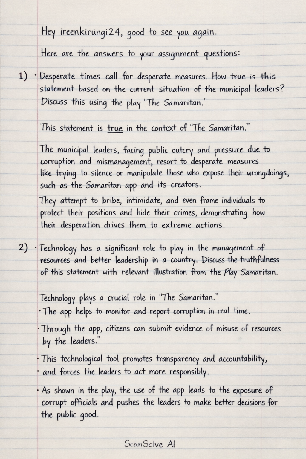 Handwritten step-by-step solution preview