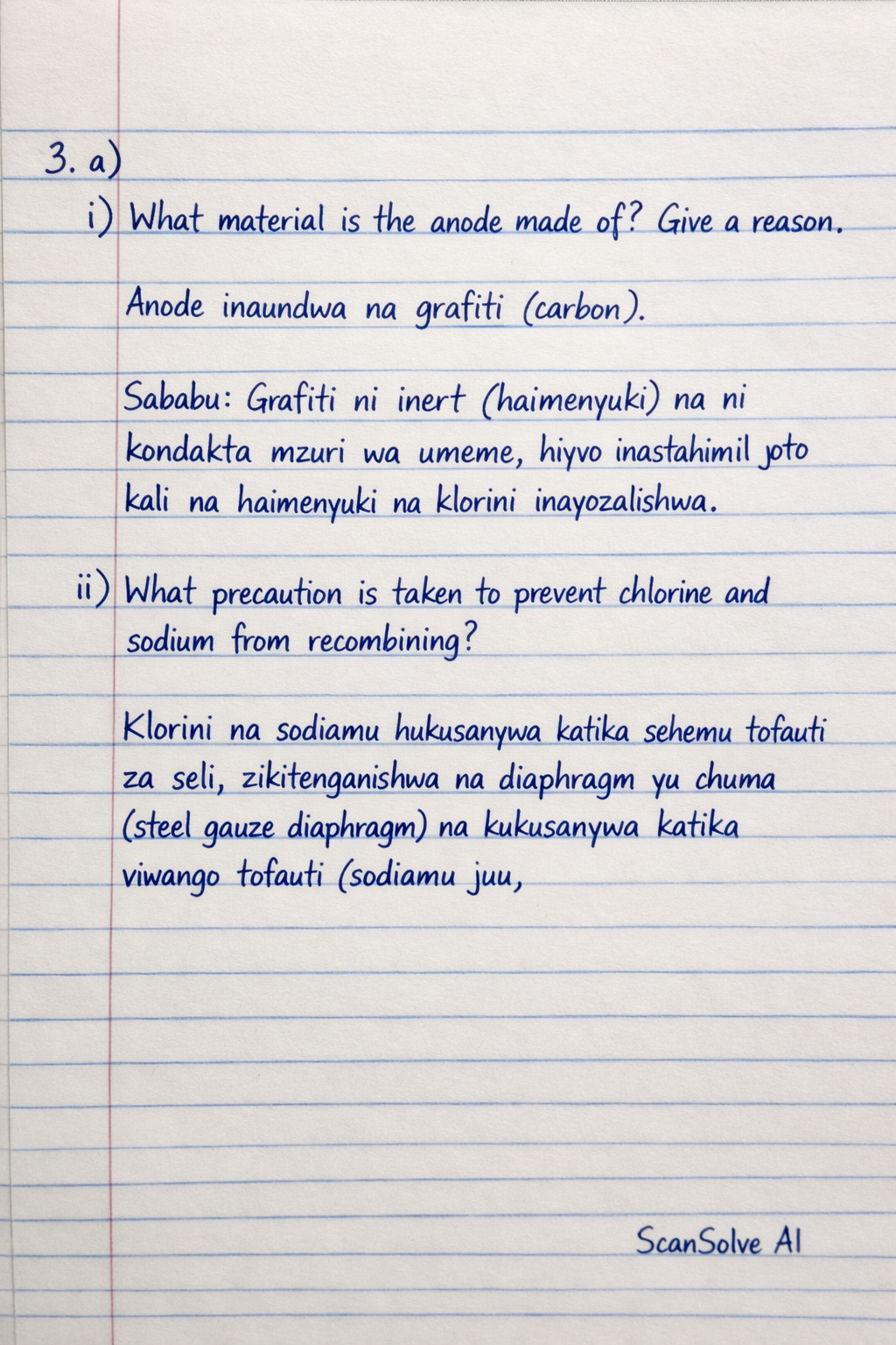 Handwritten step-by-step solution preview