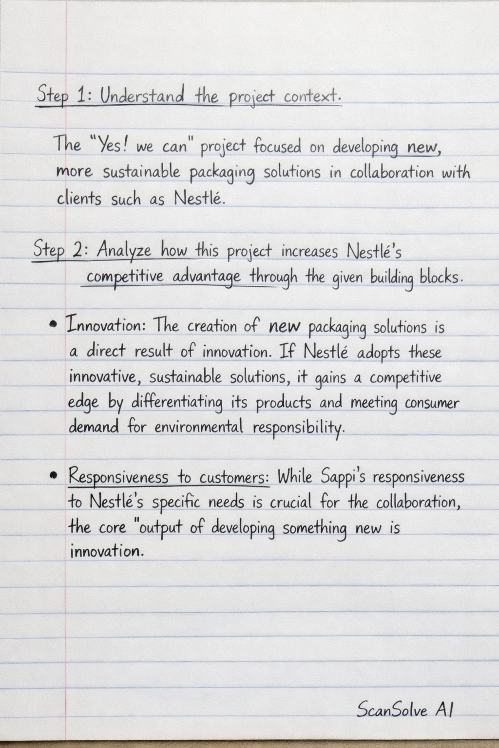 Handwritten step-by-step solution preview