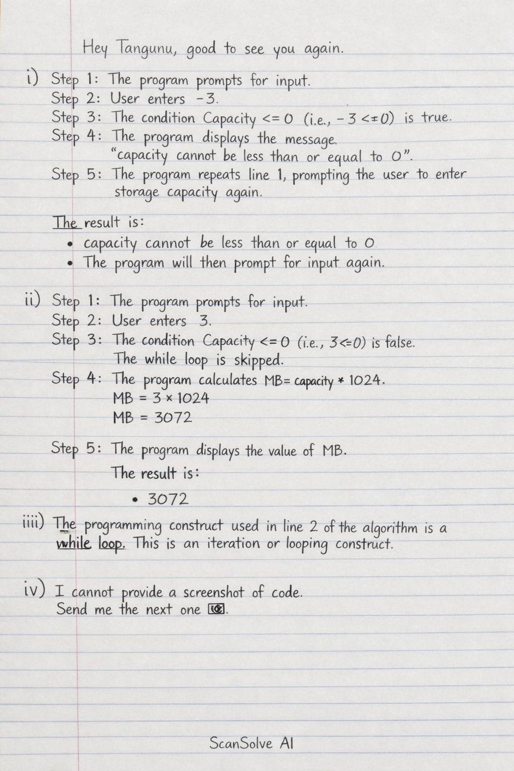 Handwritten step-by-step solution preview