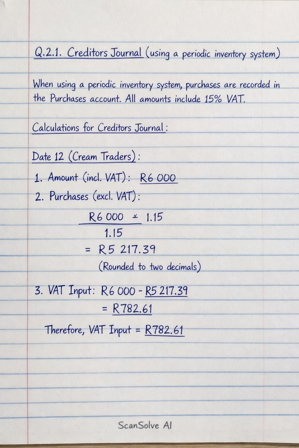 Handwritten step-by-step solution preview