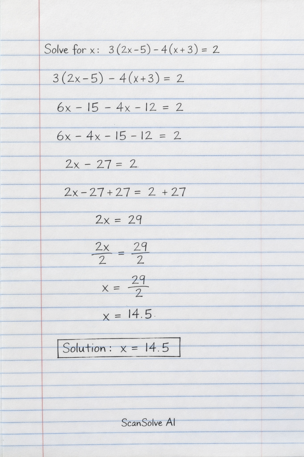 Handwritten step-by-step solution preview