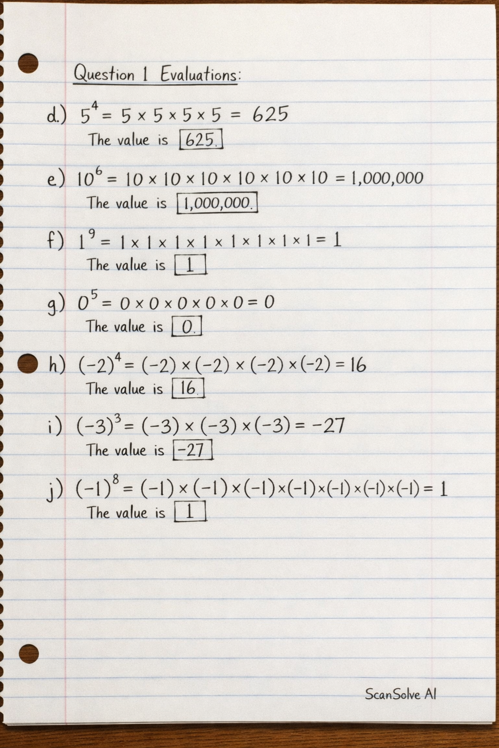 Handwritten step-by-step solution preview