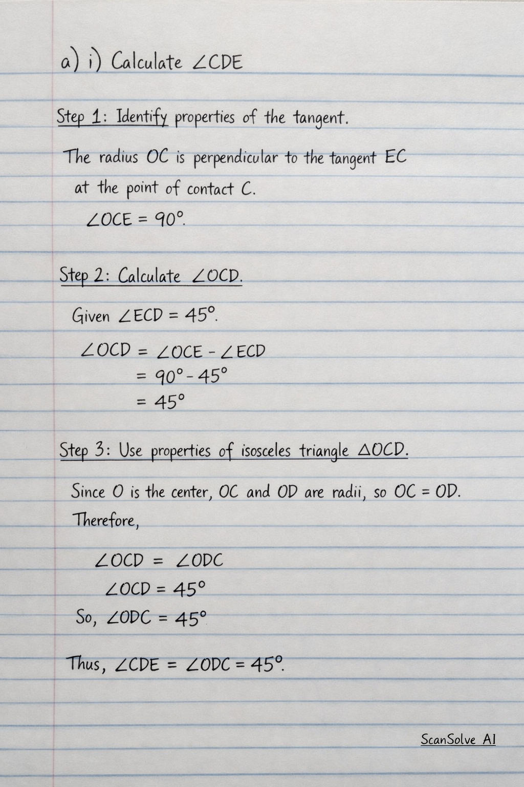 Handwritten step-by-step solution preview