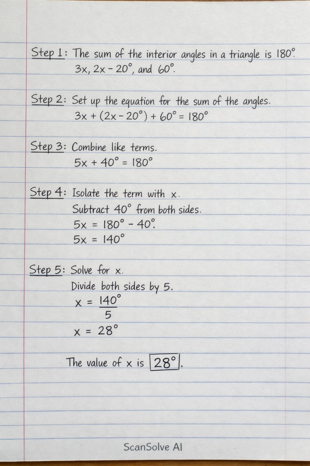 Handwritten step-by-step solution preview