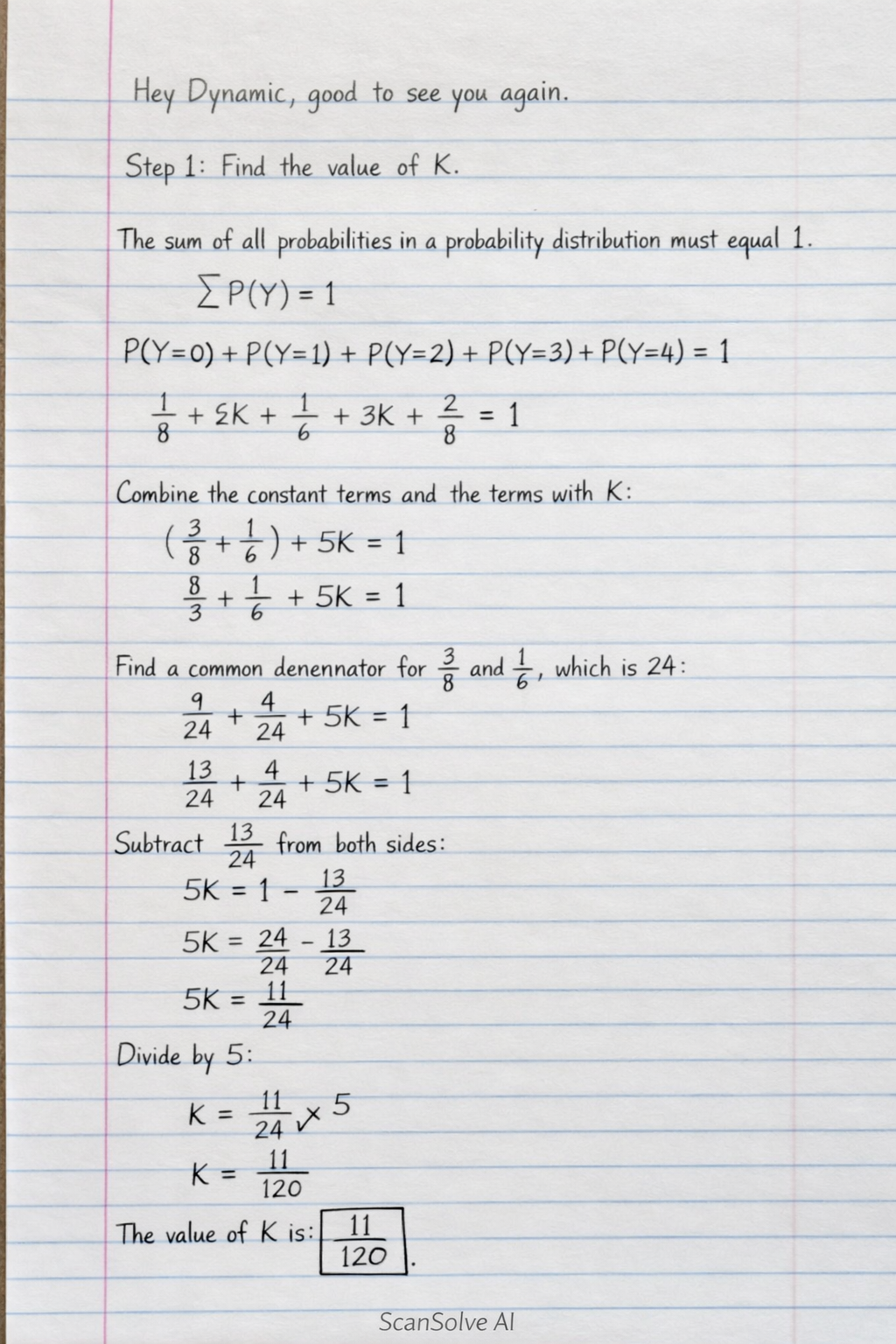 Handwritten step-by-step solution preview