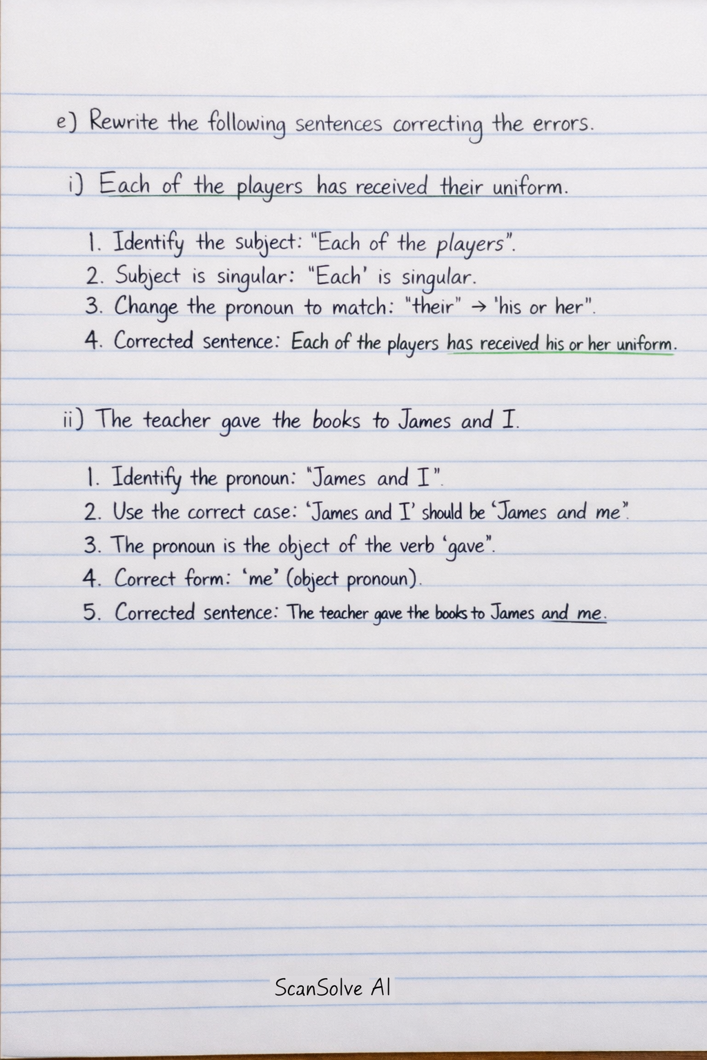 Handwritten step-by-step solution preview