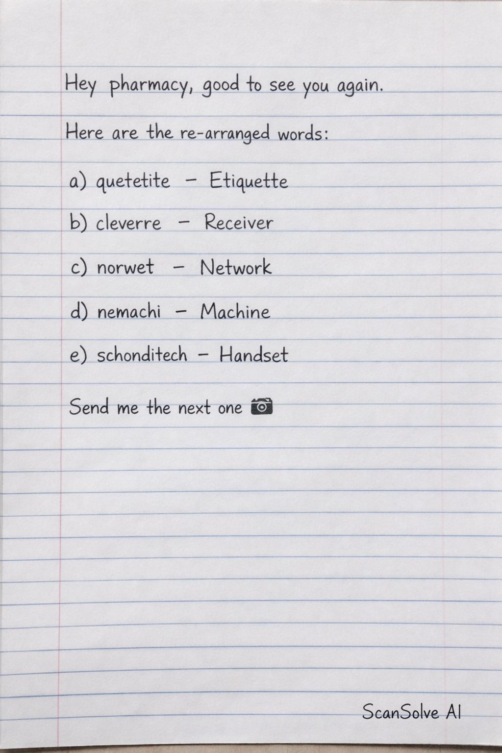 Handwritten step-by-step solution preview