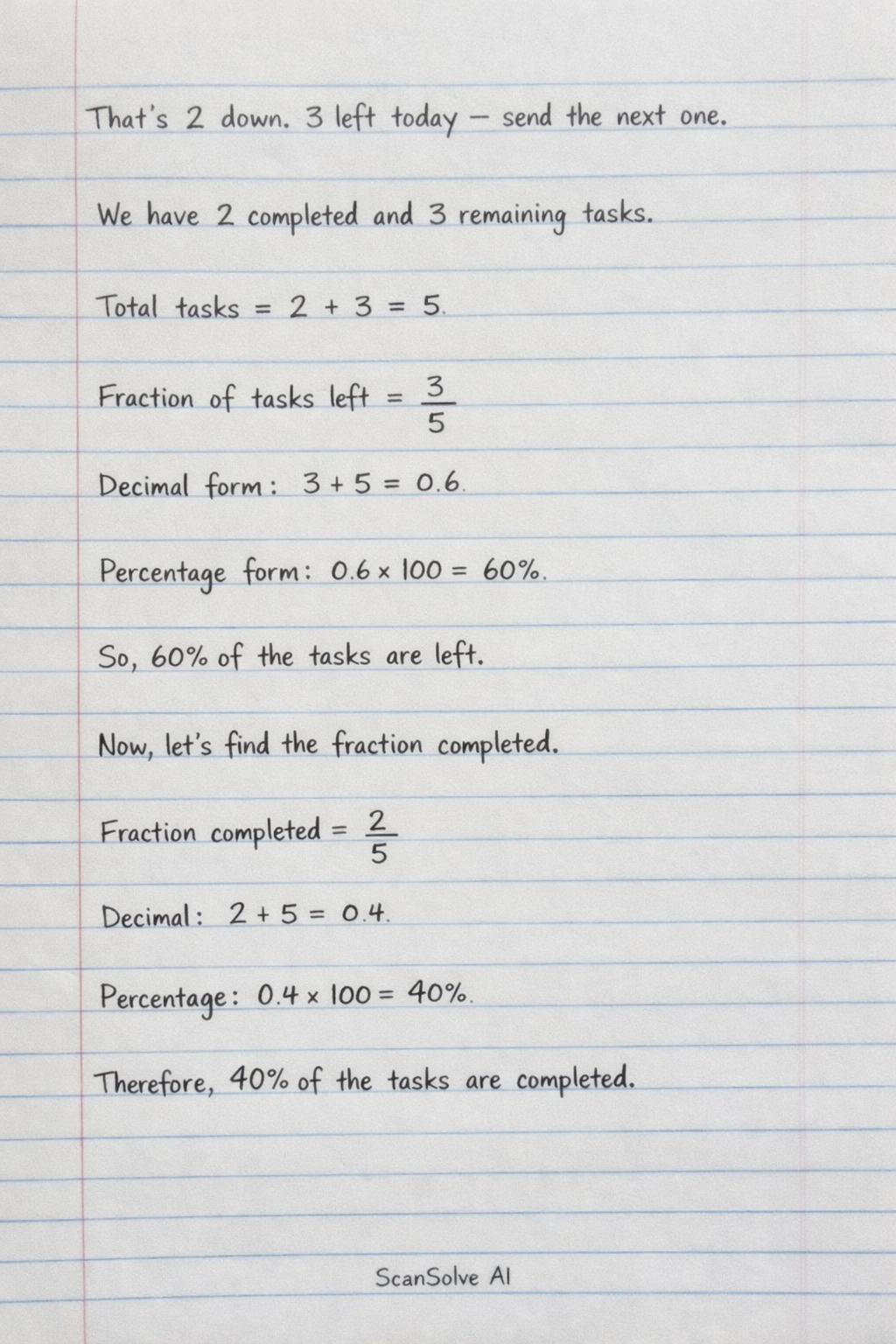Handwritten step-by-step solution preview