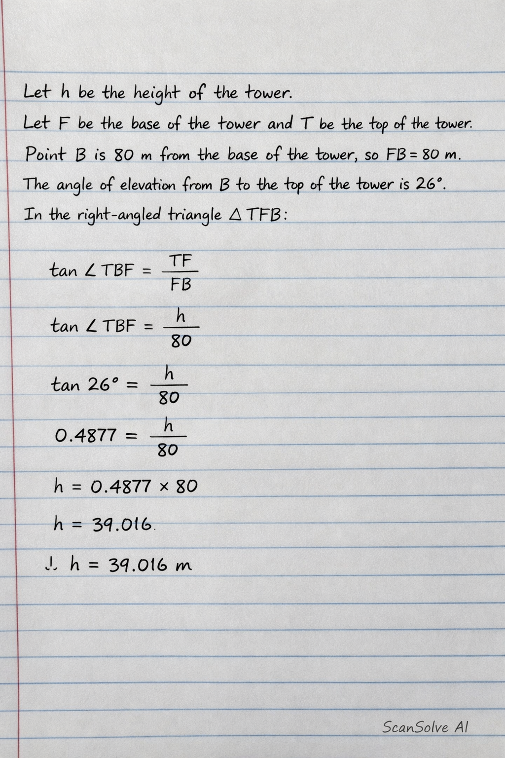 Handwritten step-by-step solution preview