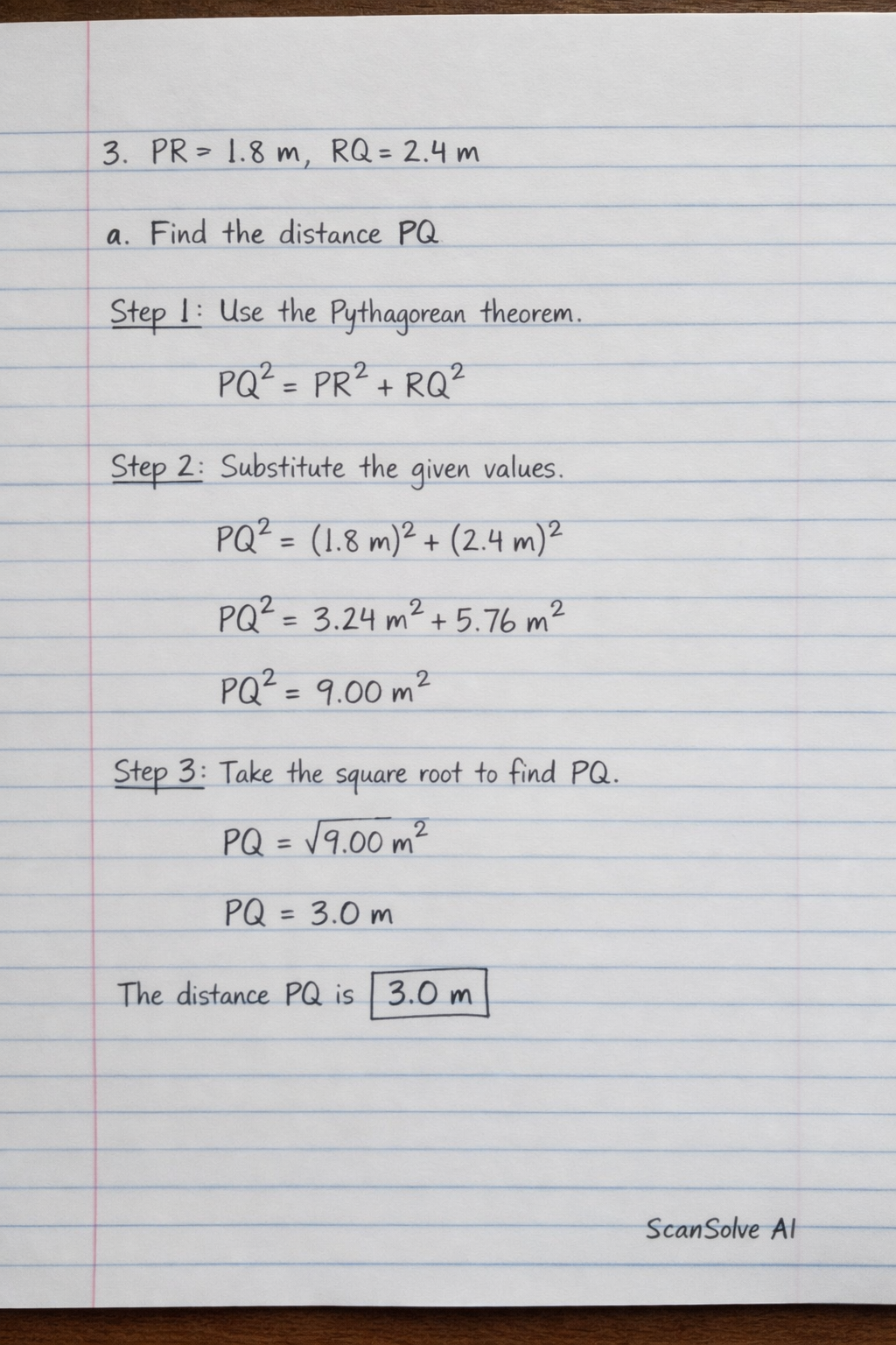 Handwritten step-by-step solution preview