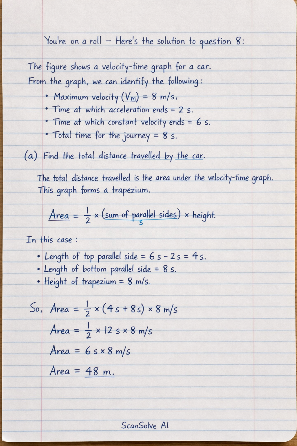 Handwritten step-by-step solution preview