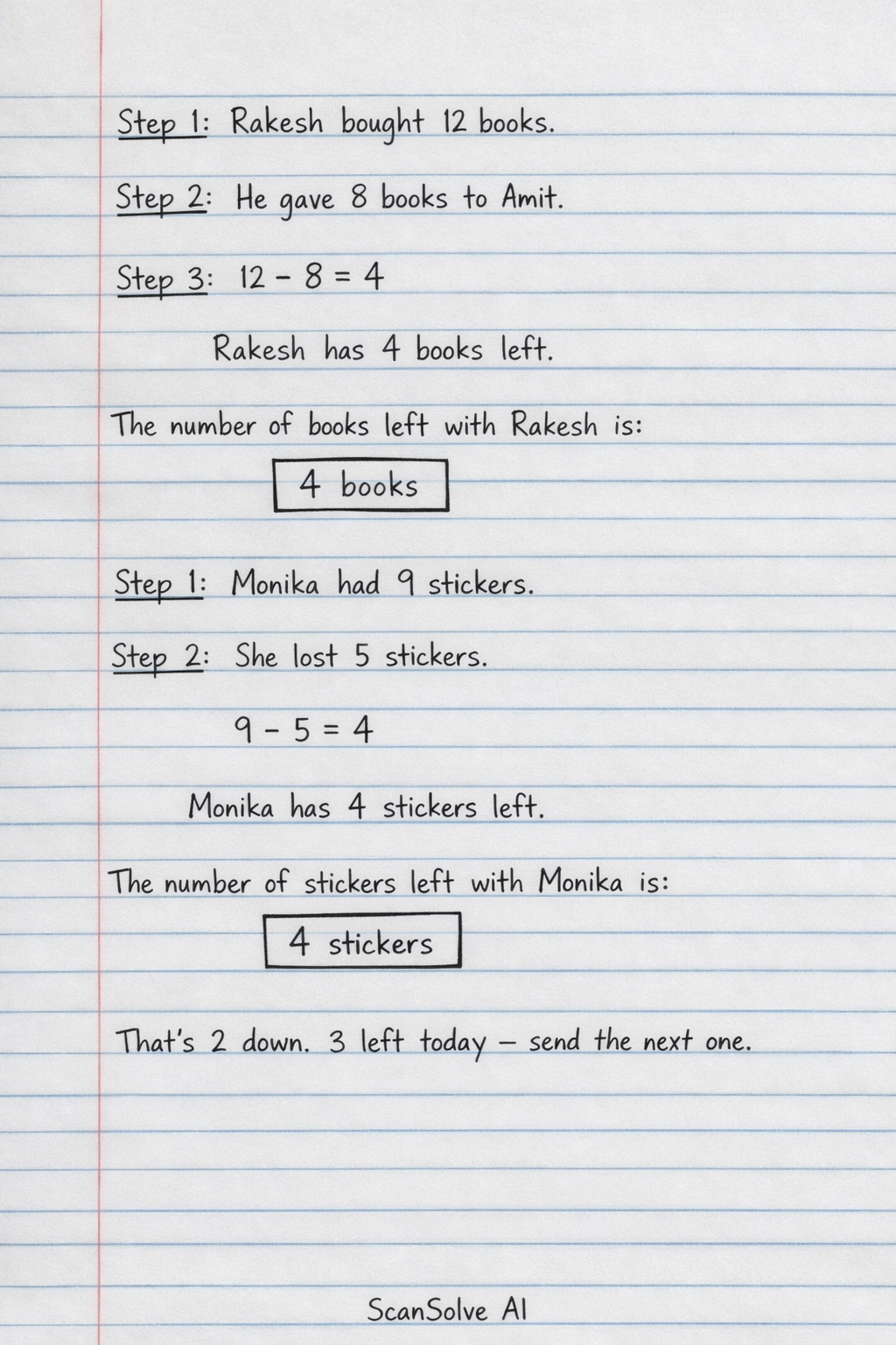 Handwritten step-by-step solution preview