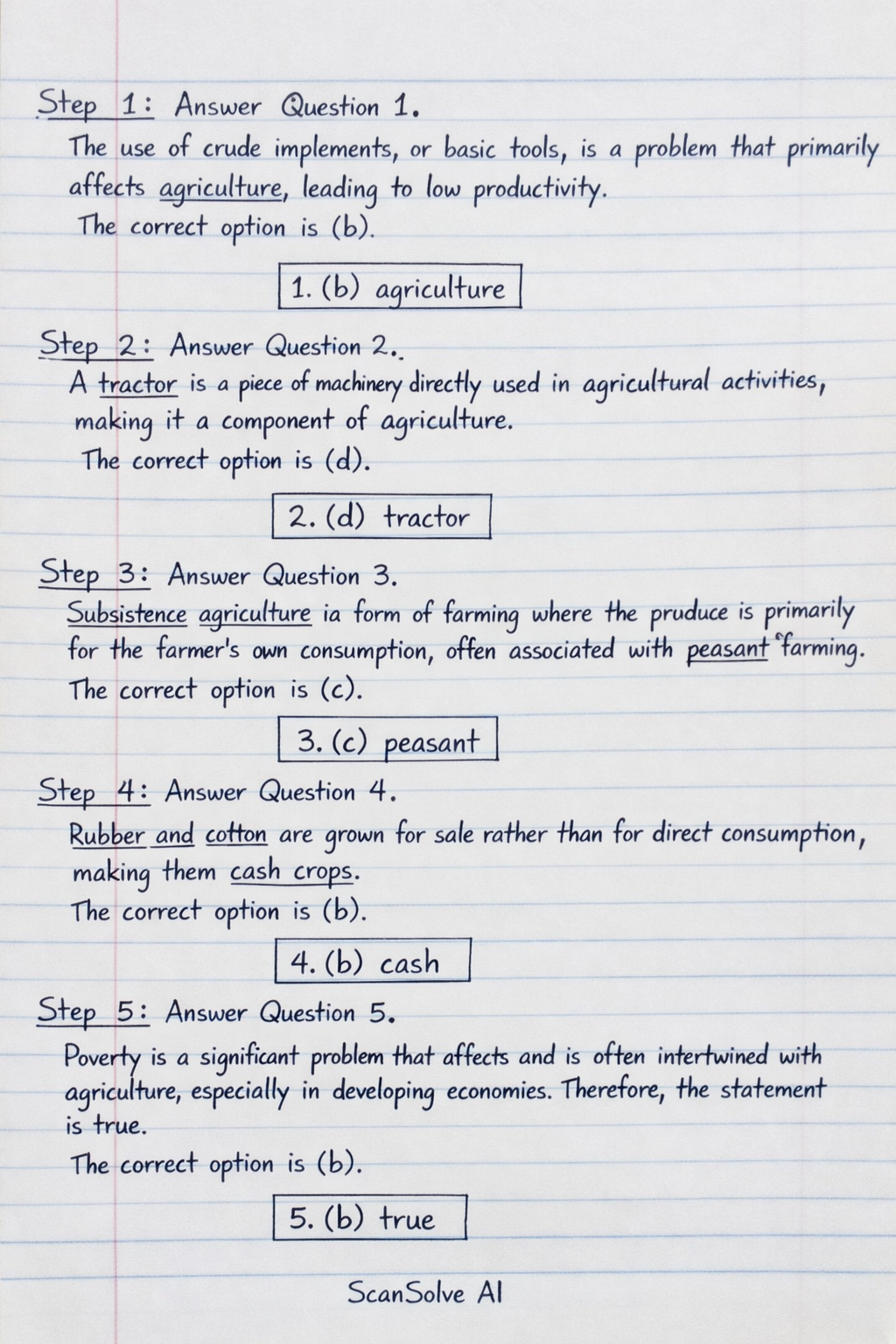 Handwritten step-by-step solution preview