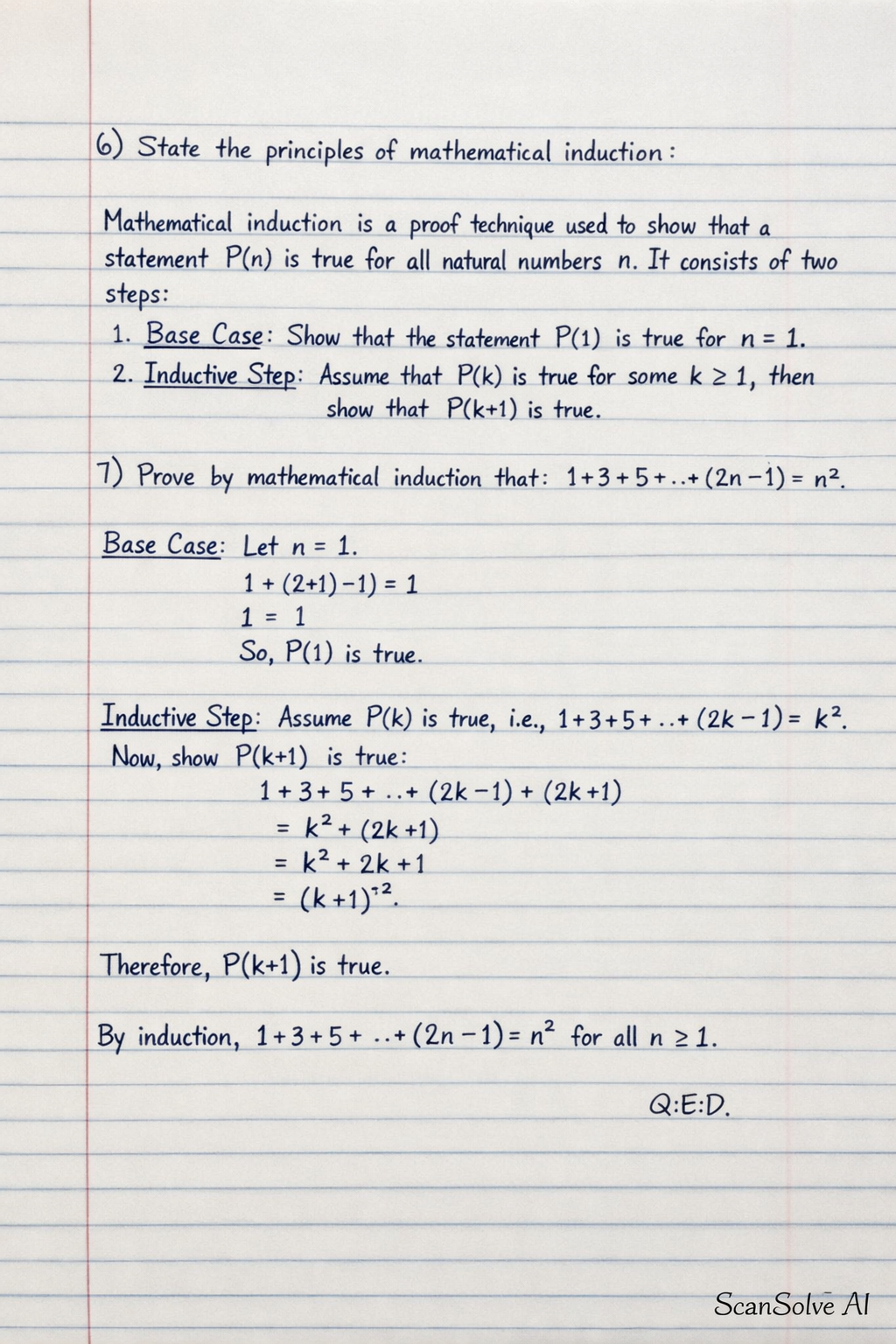 Handwritten step-by-step solution preview