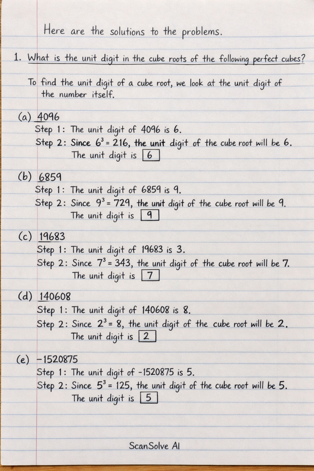 Handwritten step-by-step solution preview