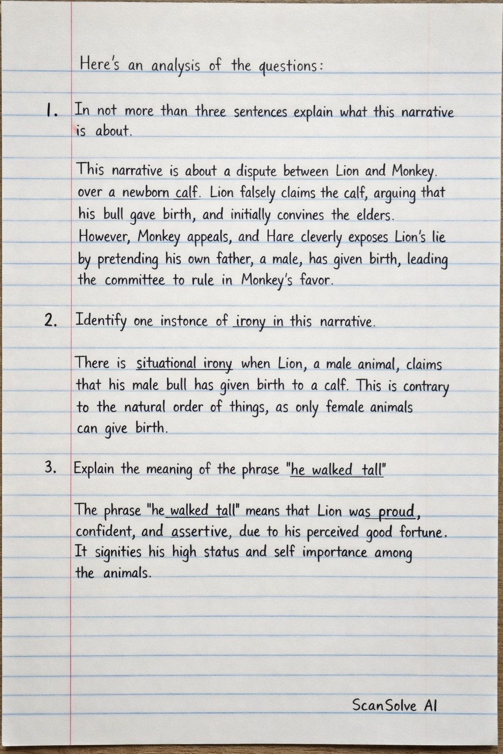 Handwritten step-by-step solution preview