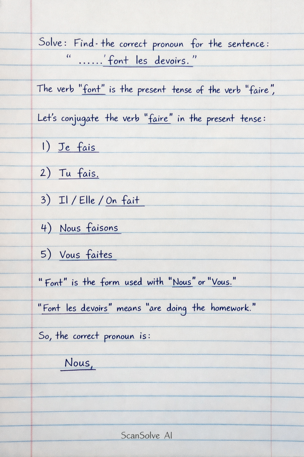 Handwritten step-by-step solution preview