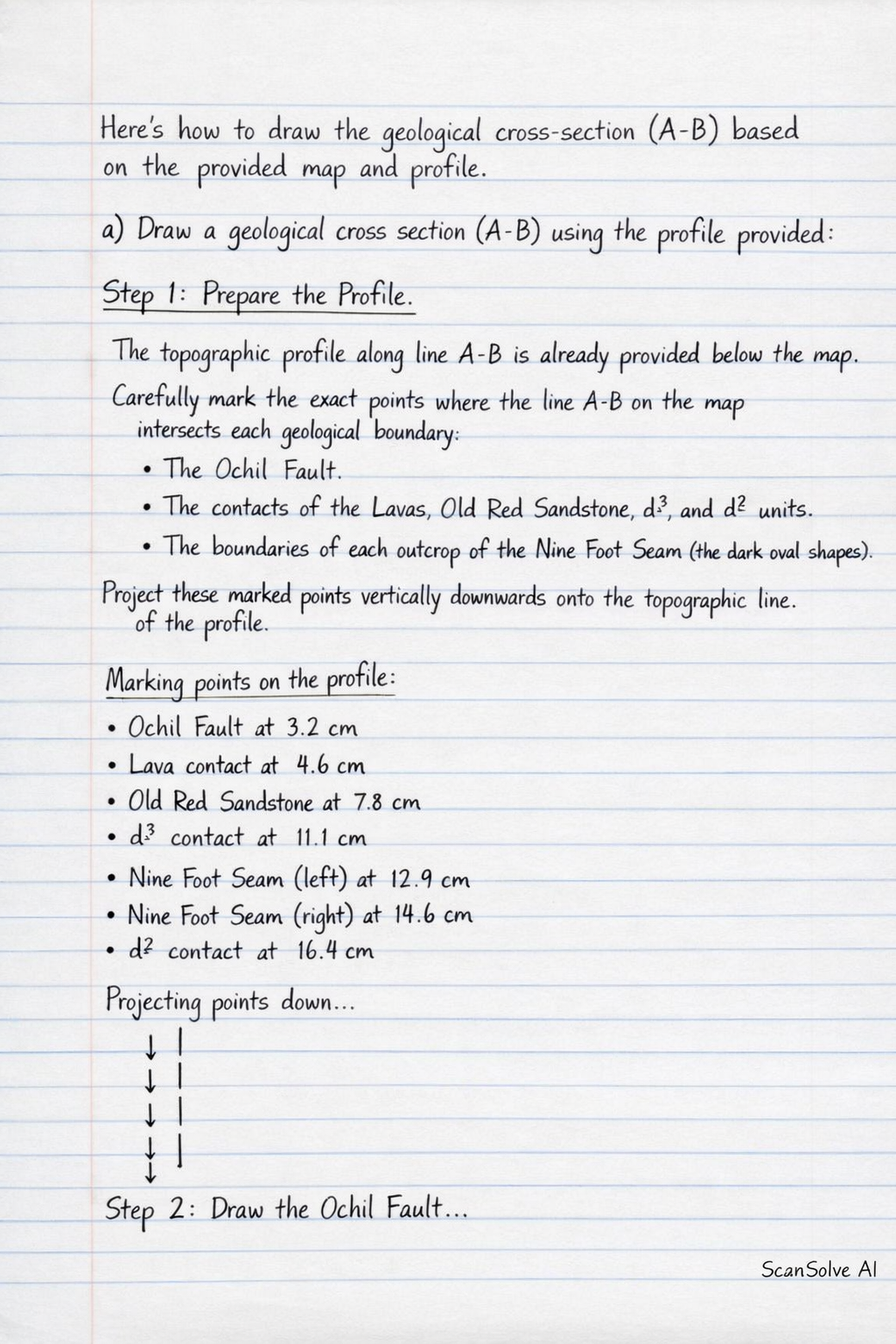 Handwritten step-by-step solution preview