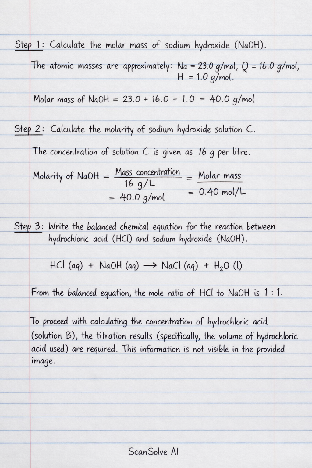 Handwritten step-by-step solution preview