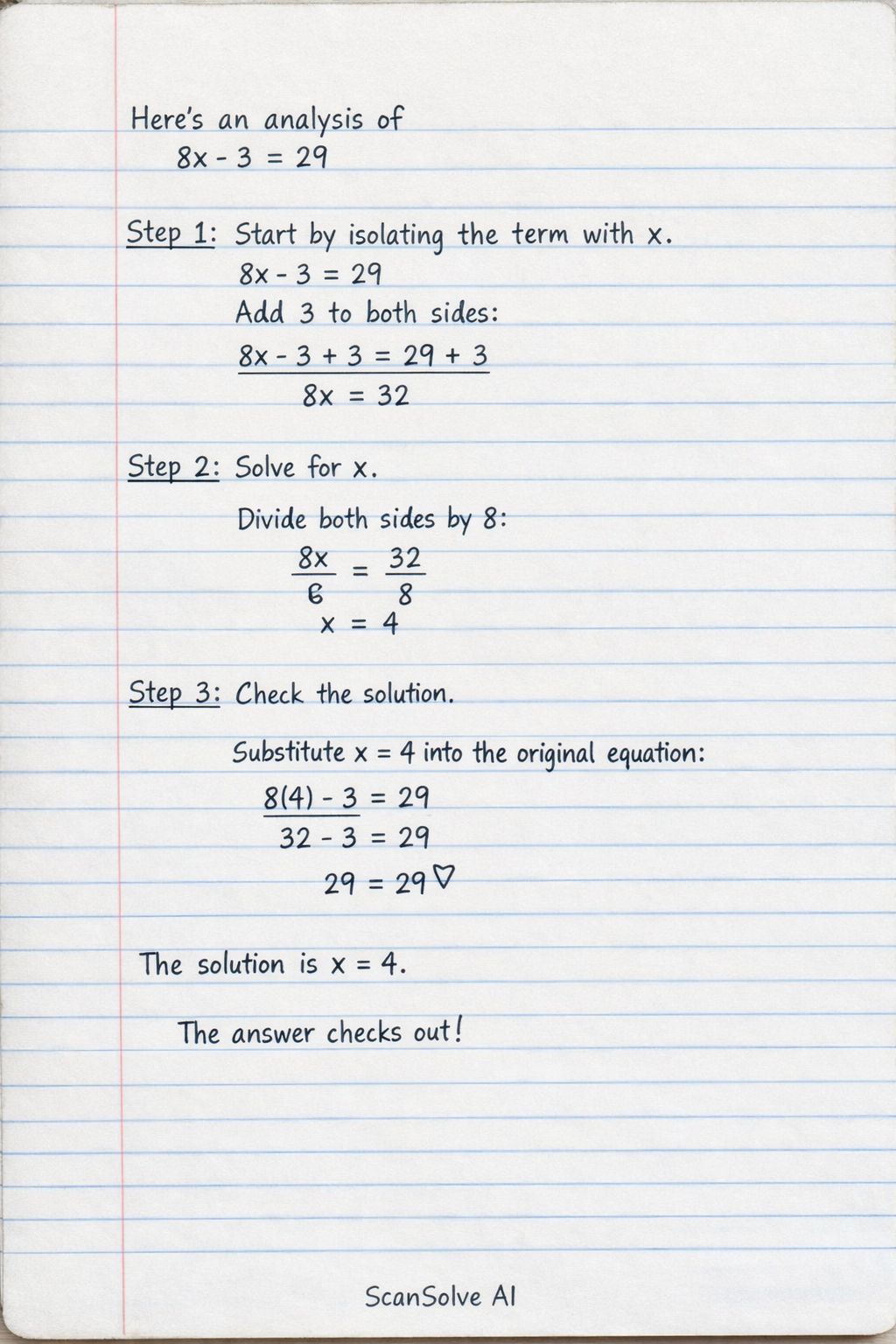 Handwritten step-by-step solution preview