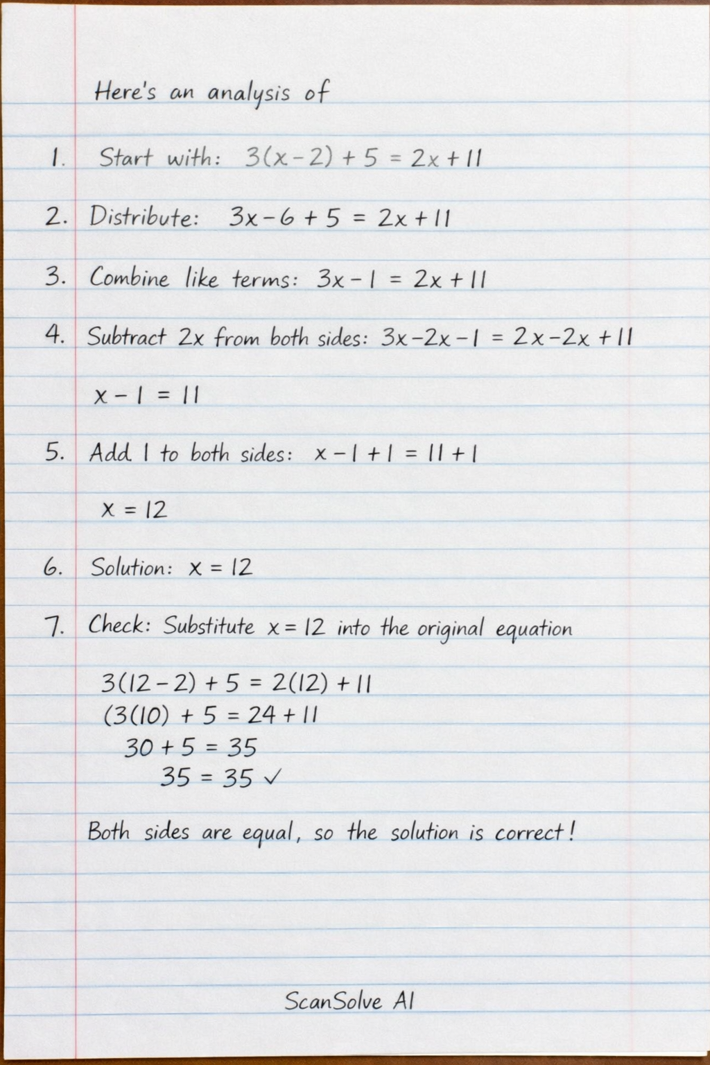 Handwritten step-by-step solution preview