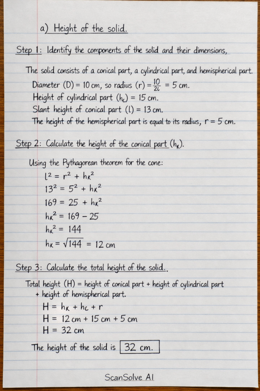 Handwritten step-by-step solution preview
