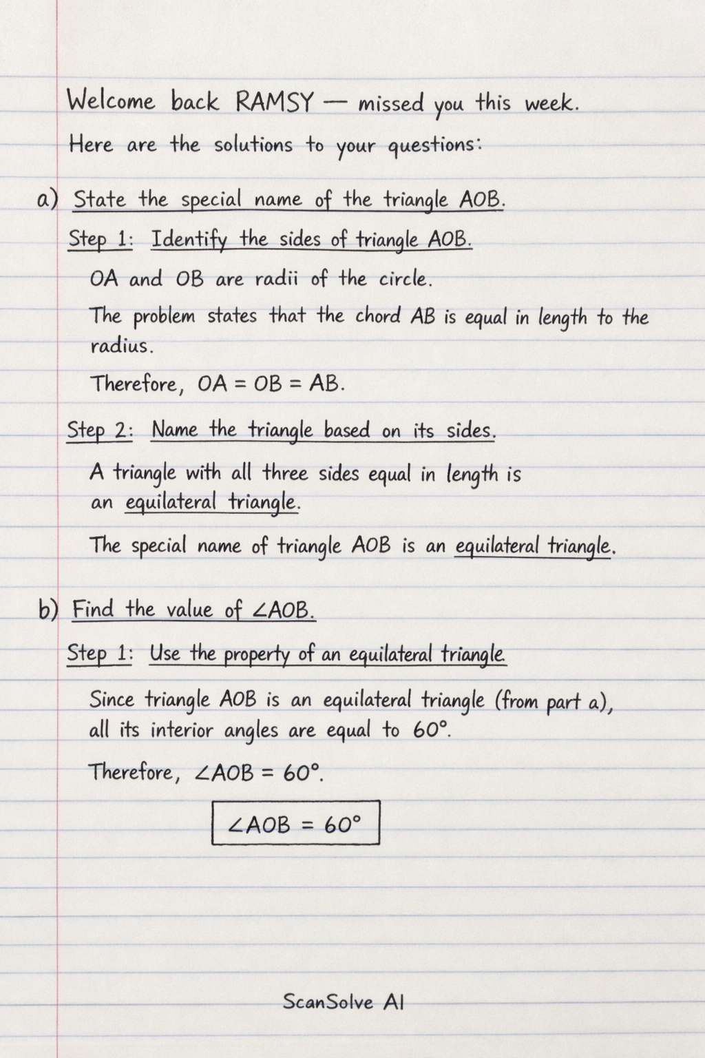 Handwritten step-by-step solution preview