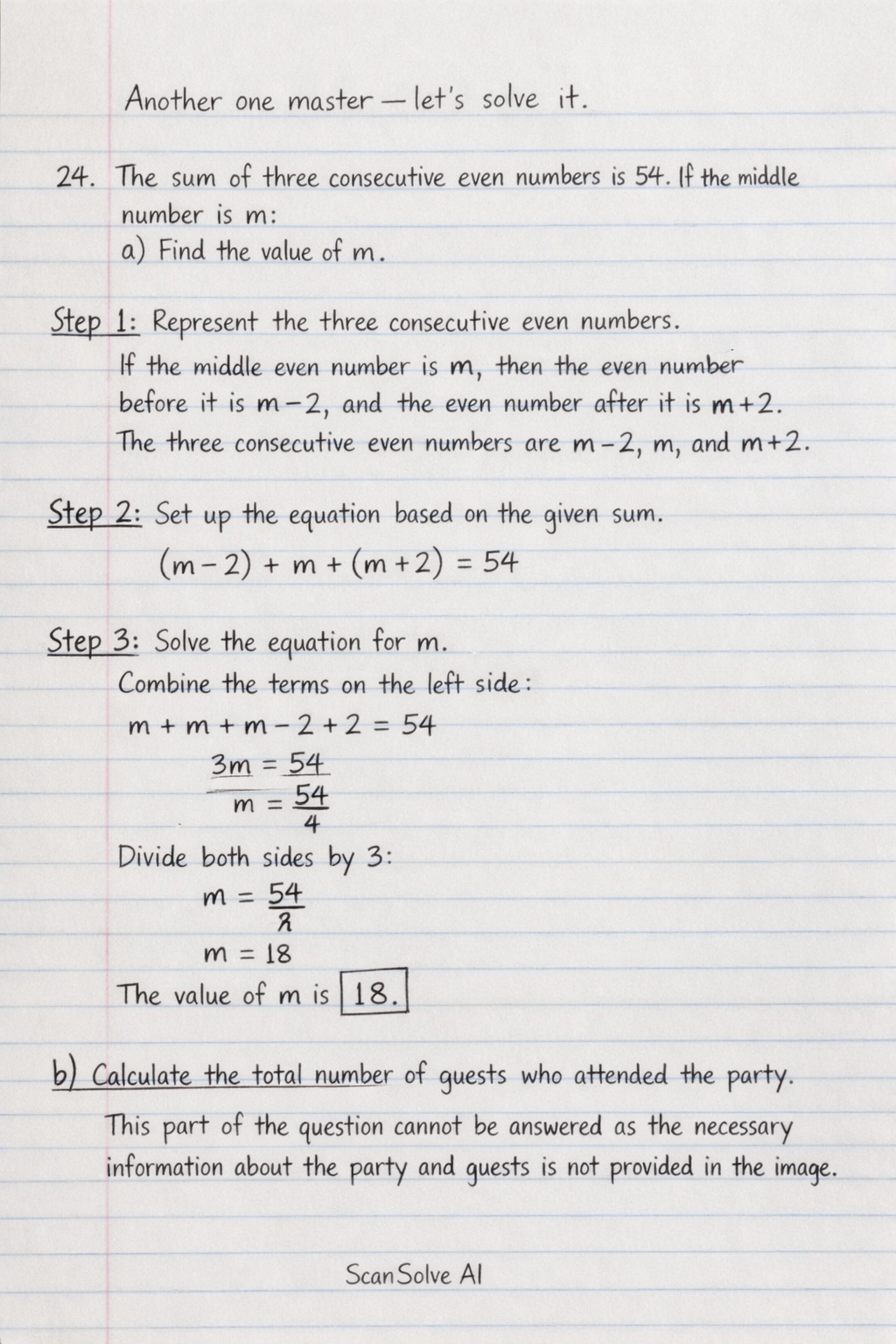Handwritten step-by-step solution preview