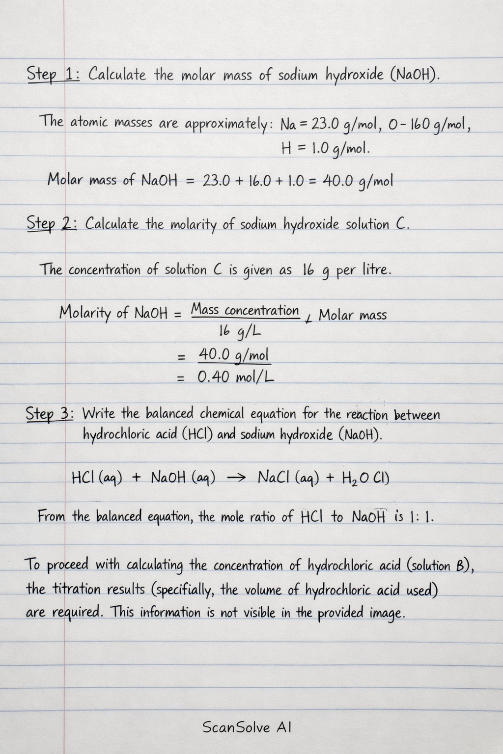 Handwritten step-by-step solution preview