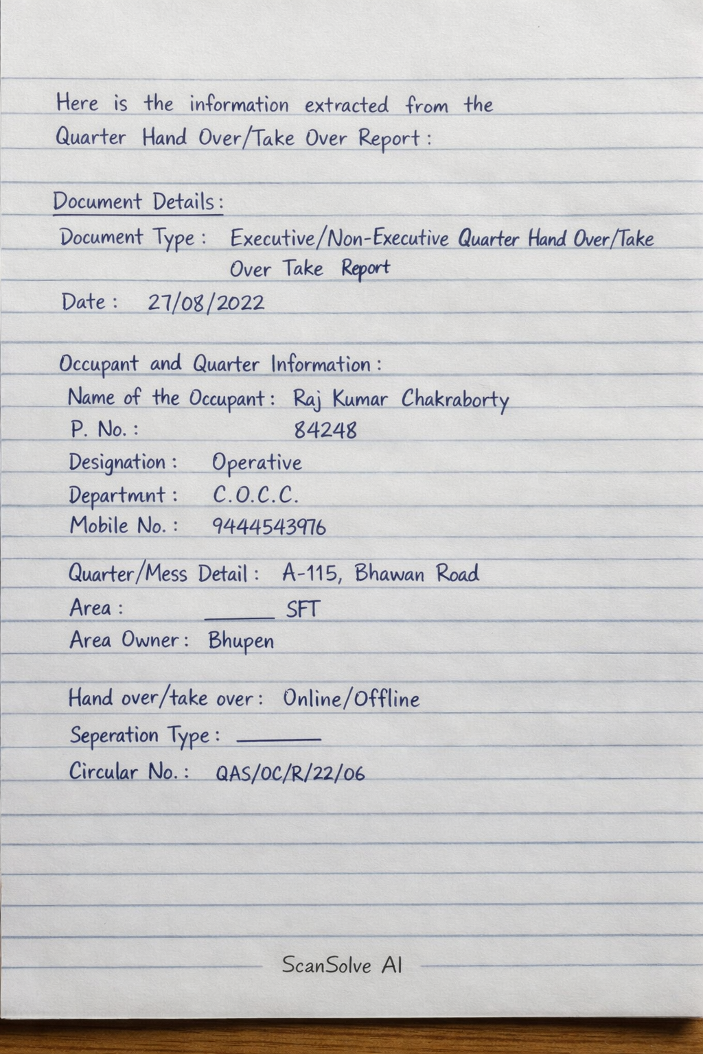 Handwritten step-by-step solution preview