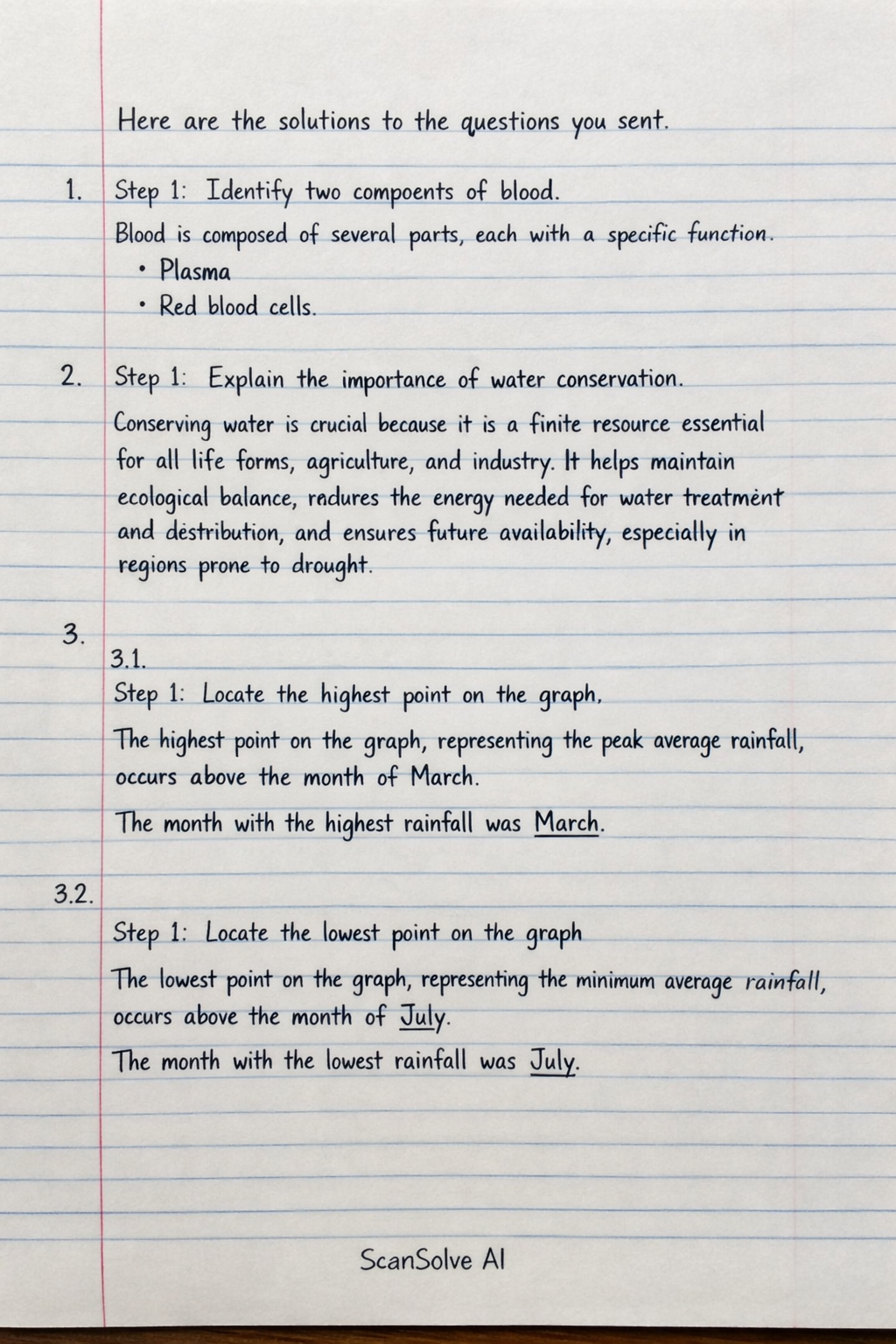 Handwritten step-by-step solution preview