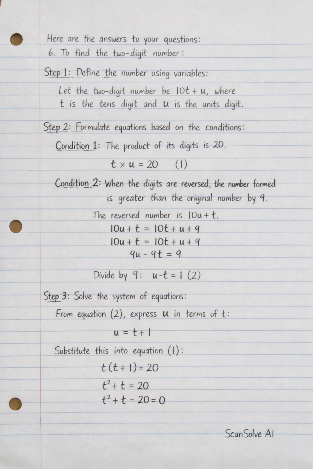 Handwritten step-by-step solution preview