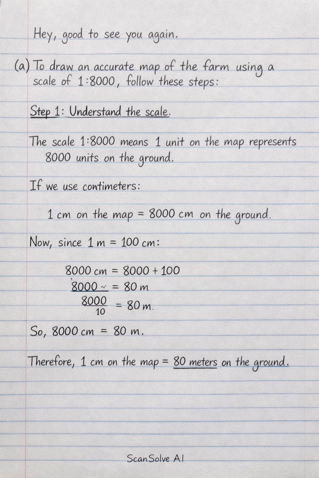 Handwritten step-by-step solution preview