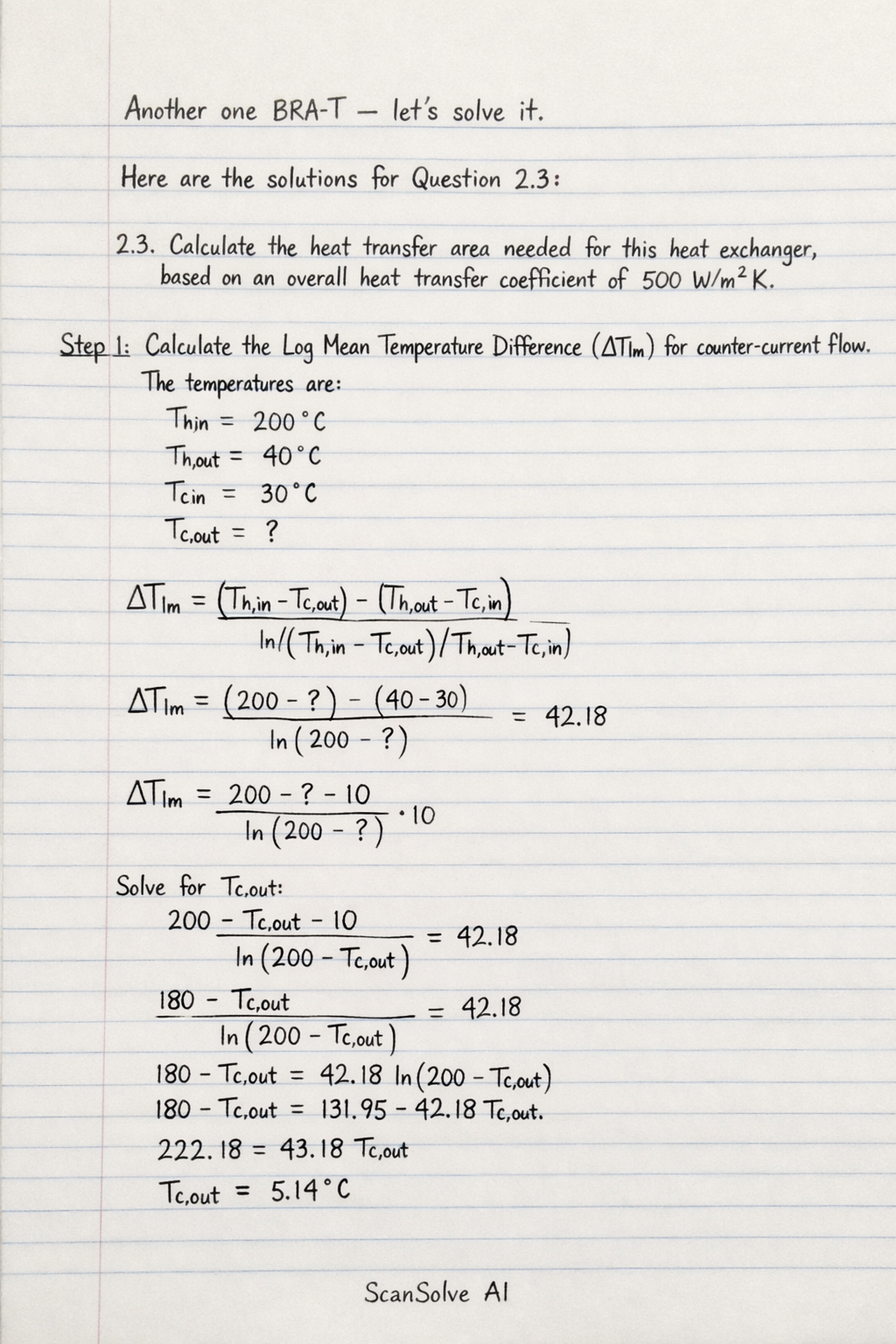 Handwritten step-by-step solution preview