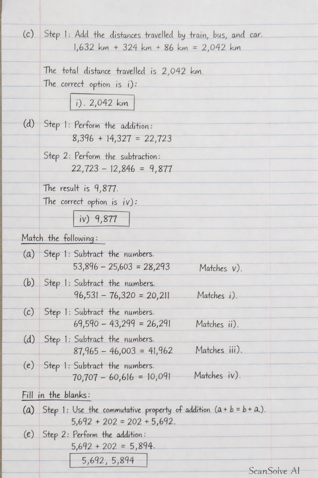 Handwritten step-by-step solution preview