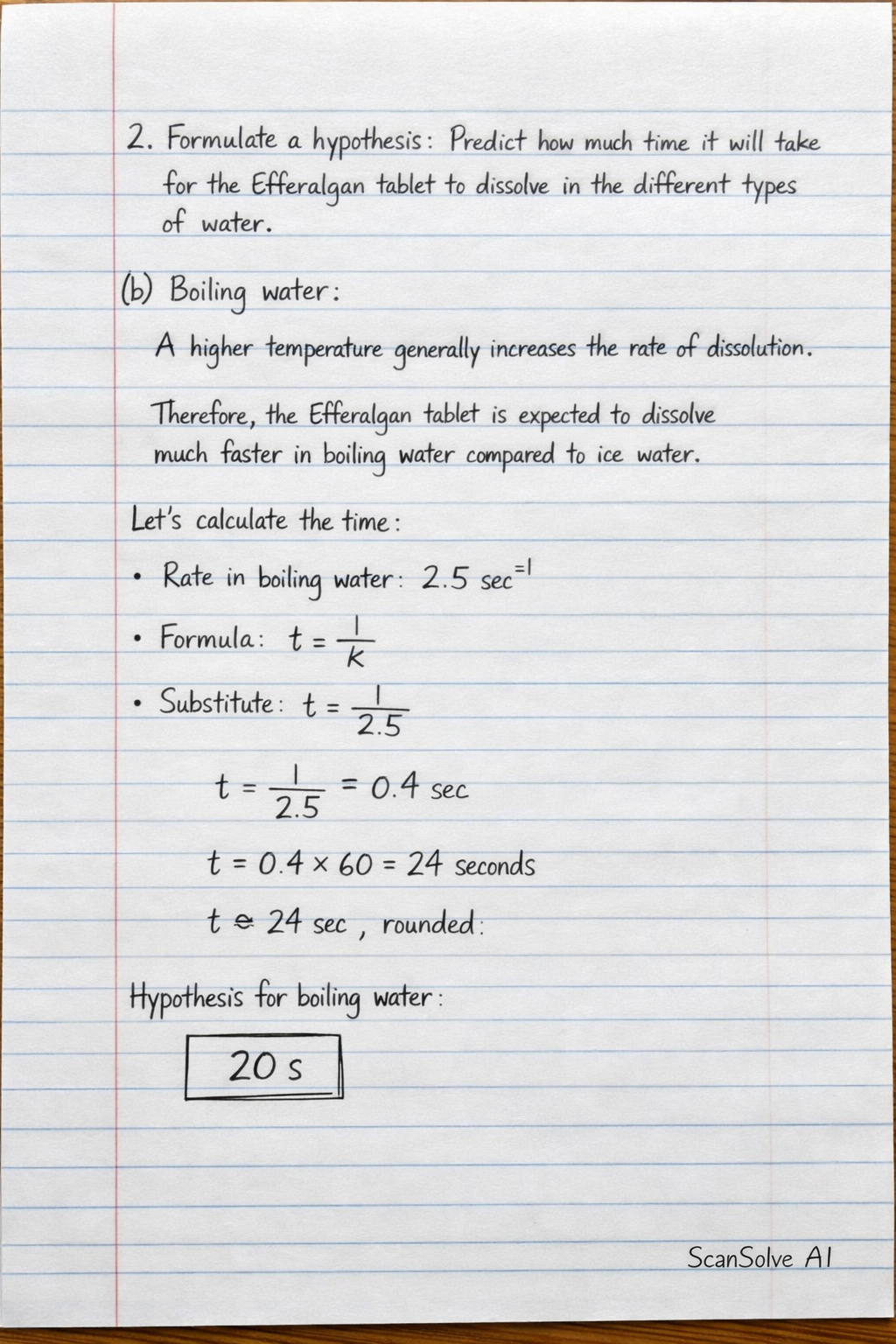 Handwritten step-by-step solution preview