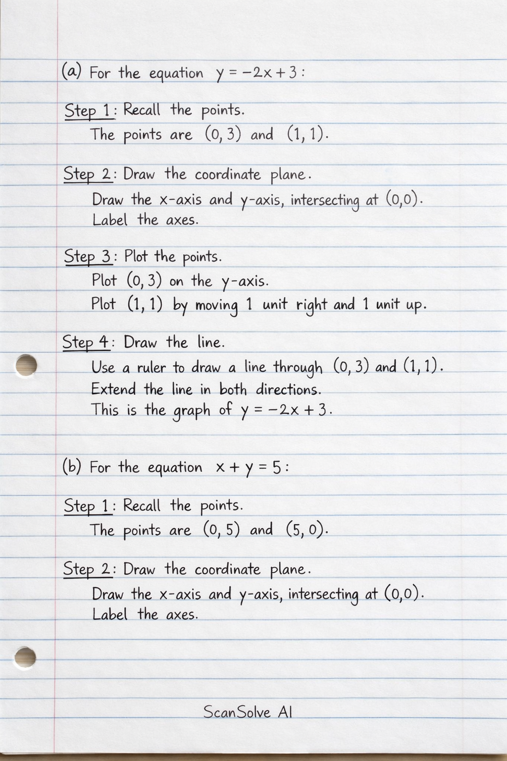 Handwritten step-by-step solution preview